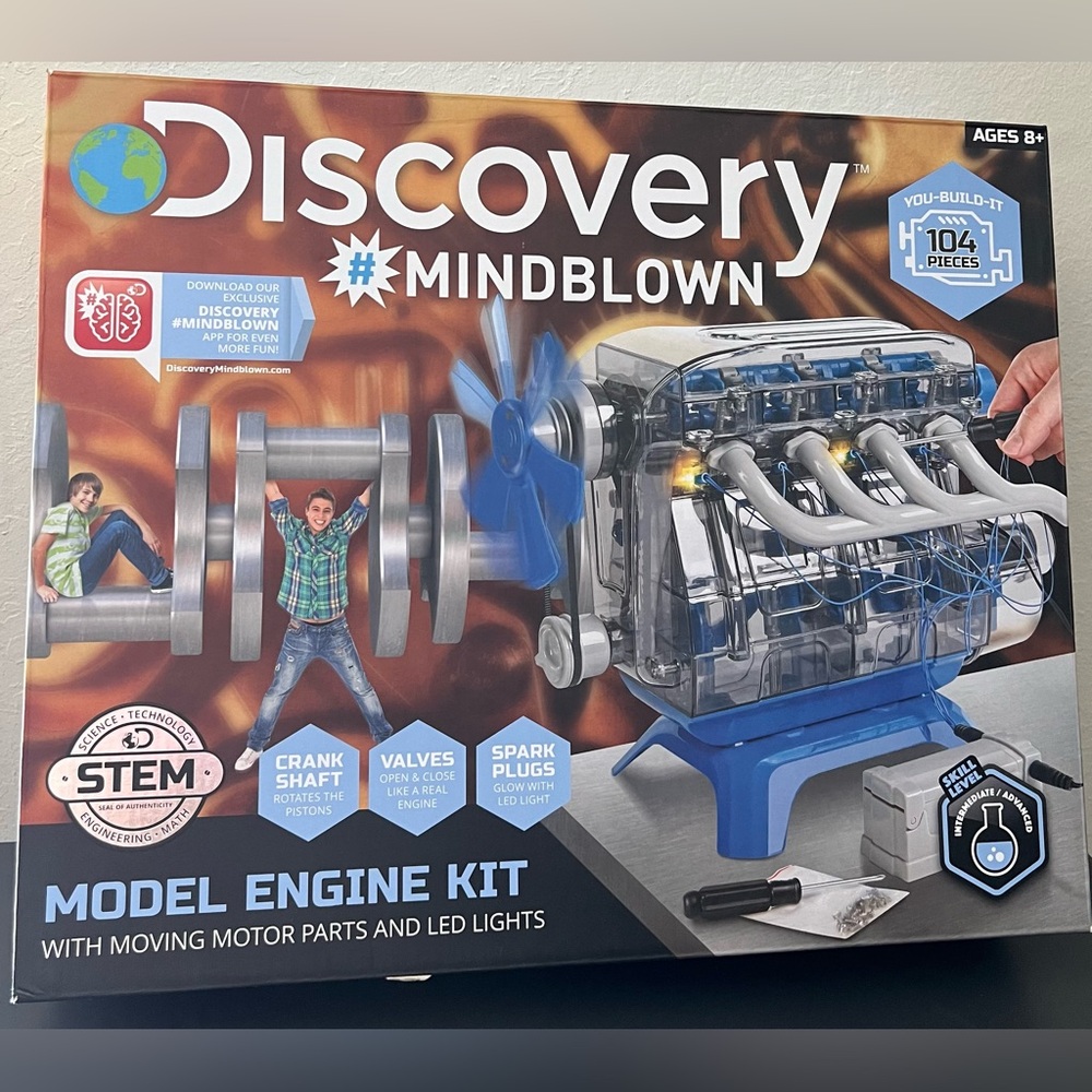 Discovery Mind Blown Model Motor Engine Building Kit